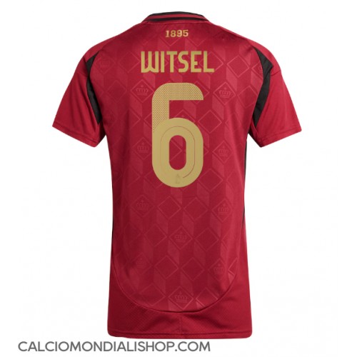 Maglie da calcio Belgio Axel Witsel #6 Prima Maglia Femminile Europei 2024 Manica Corta